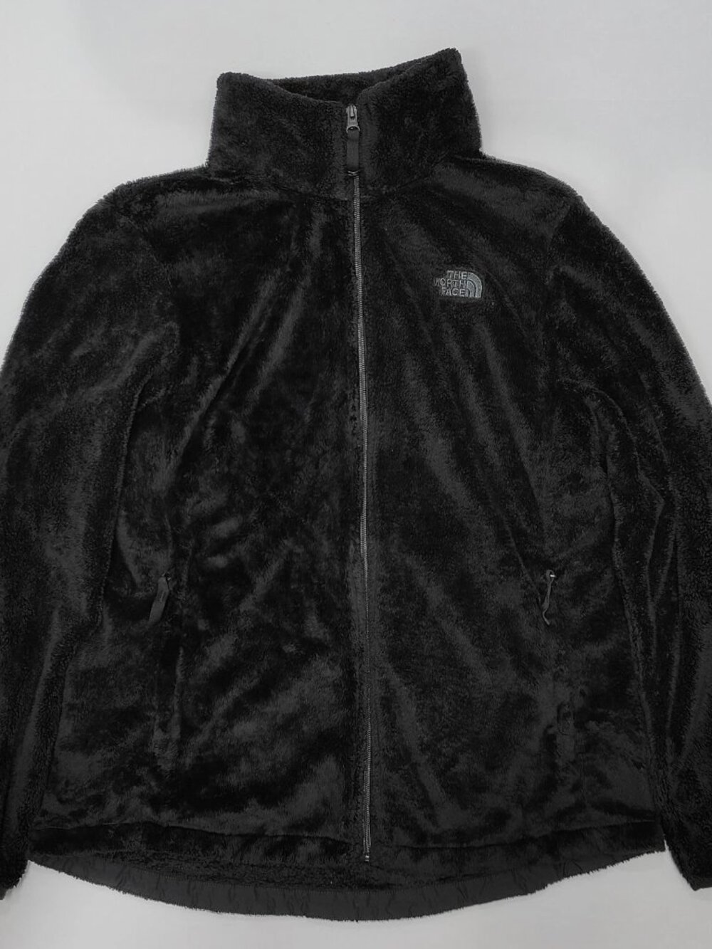 The North Face Womens XL Black Plush Fleece Full Zip Jacket